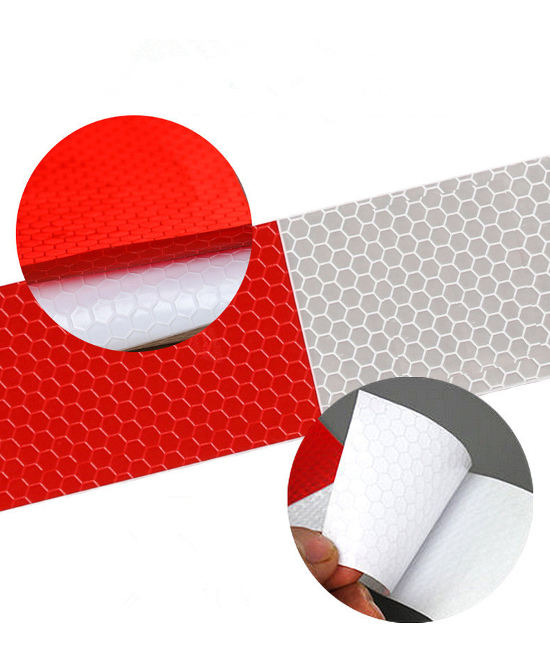 反光膜兩面對比