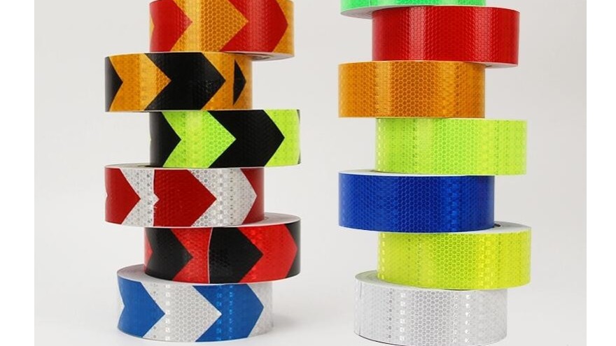 黃黑反光膜有方向嗎-導流黃黑膠帶【昆山玉寰】